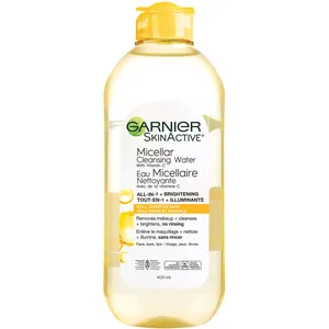 Garnier Micellar Water with Vitamin C – All-in-One Cleanser & Makeup Remover for All Skin Types