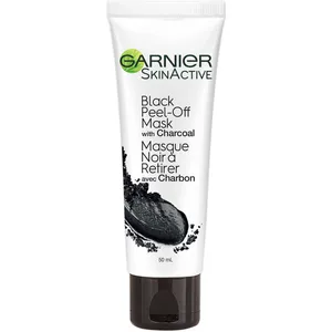 Garnier SkinActive Charcoal Black Peel-Off Mask for Oily Skin - Deep Cleansing, Pore Reducing