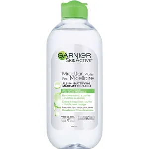 Garnier Skin Active Micellar Water for Oily Skin, 400ml â€“ All-in-One Makeup Remover & Cleanser