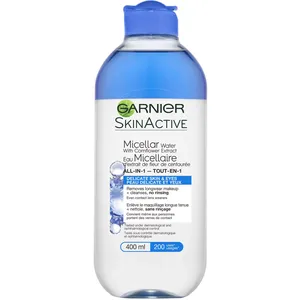 Garnier Skinactive Micellar Water for Delicate Skin & Eyes - Removes Waterproof Makeup Effortlessly