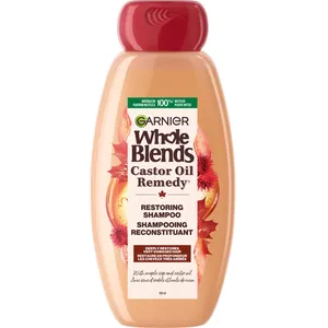 Garnier Whole Blends Castor Oil Remedy Shampoo 650 mL - Nourishing, Restoring, Hydrating Formula