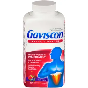 Gaviscon Extra Strength Chewable Foamtabs Fruit Blend