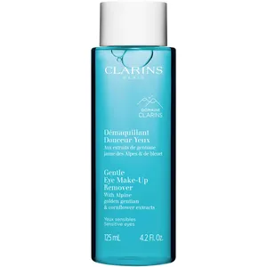 Gentle Eye Make-Up Remover by Clarins - Soothing Formula with Alpine Gentian & Eco-Friendly Bottle