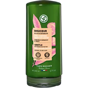 Gentle Nourishing Conditioner with Organic Chestnut Milk for Normal to Dry Hair, 24h Nourishment