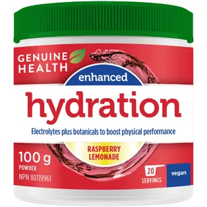 Genuine Health Enhanced Hydration Electrolyte Drink Mix with Botanicals - 250g