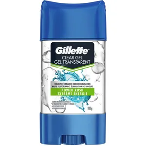 Gillette Clear Gel Antiperspirant & Deodorant, Power Rush - 48-Hour Sweat Protection