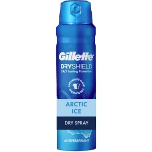 Gillette Dry Spray Antiperspirant and Deodorant for Men, Arctic Ice - 24/7 Odour Protection