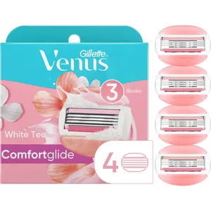 Gillette Venus ComfortGlide White Tea Scented Women's Razor Blades - 4 Refills for Smooth Skin