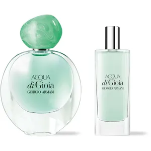 Giorgio Armani Acqua di Gioia Eau de Parfum Gift Set, 30ml & 15ml - Woody Citrus Scent, Mindful Luxury