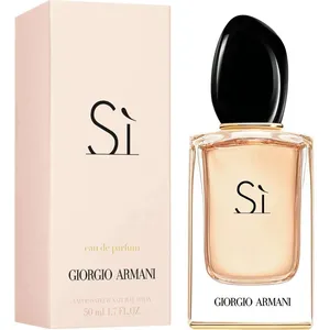 Giorgio Armani SÃ¬ Eau De Parfum 100ml - Chic Floral Perfume for Women with Blackcurrant & Rose