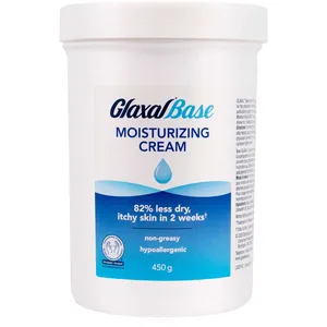 Glaxal Base Moisturizing Cream - Hypoallergenic, Non-Greasy Relief for Dry, Chapped Skin