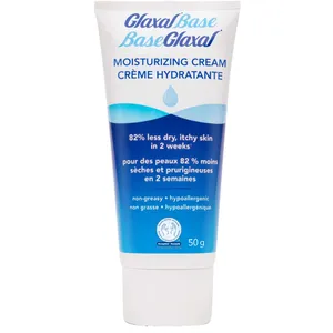 Glaxal Moisturizing Cream - Hypoallergenic, Non-Greasy Formula for Dry, Chapped Skin Relief
