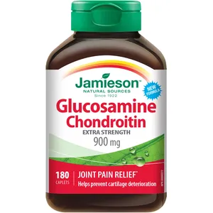 Glucosamine Chondroitin Caplets 900 mg for Joint Health - Osteoarthritis Relief, Easy to Swallow