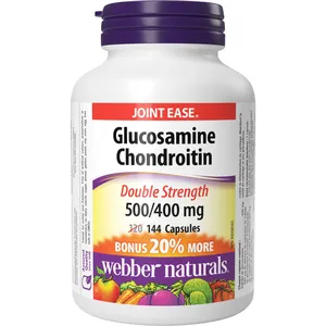 Glucosamine Chondroitin Double Strength 500/400 mg for Joint Pain Relief - 90 Capsules