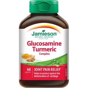 Glucosamine Turmeric Complex 750mg Caplets for Joint Pain Relief & Cartilage Support