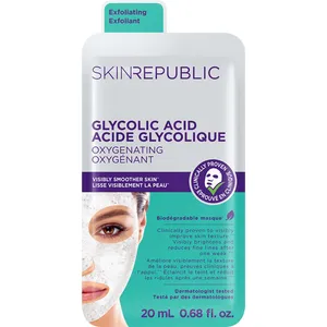 Glycolic Acid Oxygenating Mask - Multi-Use Exfoliating Face Mask for Brightening and Texture Improvement