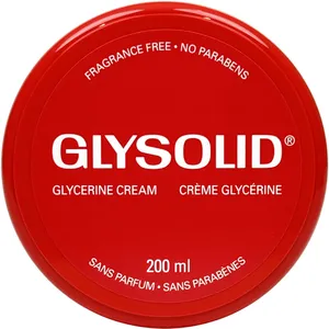 Glysolid Glycerine Skin Cream 75ml - Fragrance-Free, Non-Greasy, Paraben-Free, Vegan Formula