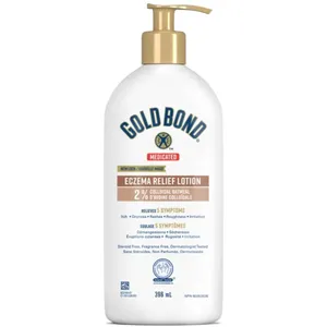 Gold Bond Eczema Relief Skin Protectant Lotion with 2% Colloidal Oatmeal for Itch, Dryness & Rashes