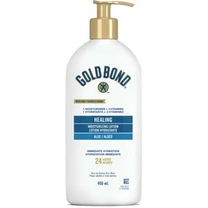 Gold Bond Healing Moisturizing Lotion for Extremely Dry Skin with Aloe - Hydrating, Soothing Formula