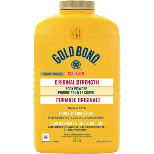 Gold Bond Medicated Original Strength Body Powder - Pain & Itching Relief, Moisture Absorption