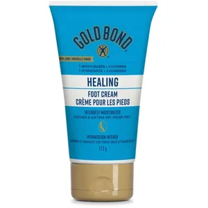 Gold Bond Moisturizing Foot Cream for Dry, Itchy Skin with Aloe and Lavender Extracts