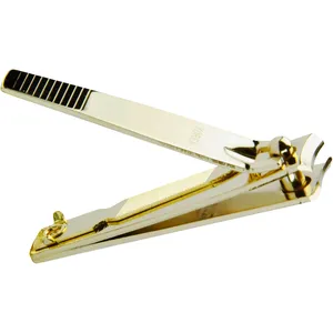 Gold Manicure Nail Clippers - Stainless Steel with Golden Finish for Precision and Ease