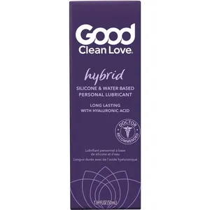 Good Clean Love Hybrid Silicone & Water-Based Personal Lubricant - Longest Lasting, pH-Balanced