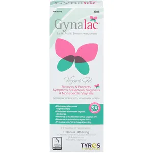 Gynalac Vaginal Gel - 7 Applications for Bacterial Vaginosis Relief, pH Balance & Comfort