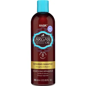 HASK Argan Oil Repairing Shampoo - Revive & Restore Damaged Hair, Hydrating & Frizz-Free Formula