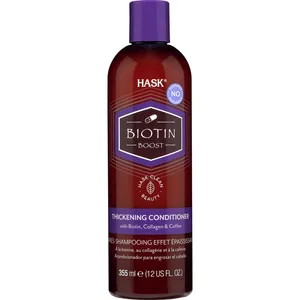 HASK Biotin Boost Thickening Conditioner - Infused with Biotin & Collagen for Stronger, Thicker Hair