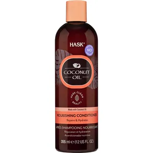 HASK Coconut Oil Nourishing Conditioner for Dry, Damaged Hair - Hydrating & Shiny Finish