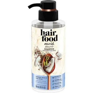 Hair Food Coconut & Chai Spice Sulfate Free Shampoo 300 mL - Nourishing, Dye Free, Volumizing