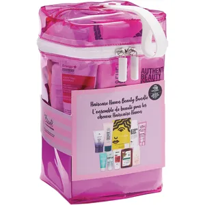 Haircare Haven Beauty Bundle - 10 Minis for Volume, Strength, and Shine with Waterproof Pouch