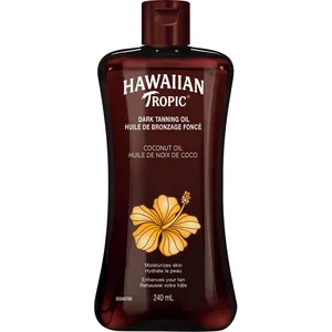 Hawaiian Tropic Moisturizing Dark Tanning Oil with Vitamin E and Aloe for Radiant Skin