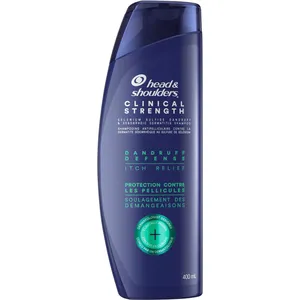 Head & Shoulders Clinical Strength Dandruff Defense Shampoo, 400 mL - Intensive Itch Relief Formula