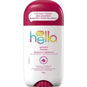 Hello Unicorn Tween Deodorant - 24 Hour Odor Protection, Vegan, Aluminum & Baking Soda Free