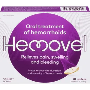 Hemovel Oral Treatment for Hemorrhoids - 7-Day Relief, Naturally Sourced, Clinically Proven Formula