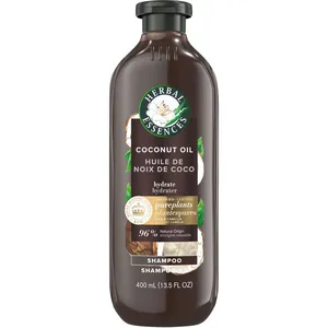 Herbal Essences Coconut Oil Hydrating Shampoo, 400 mL â€“ Lightweight Nourishment for All Hair Types