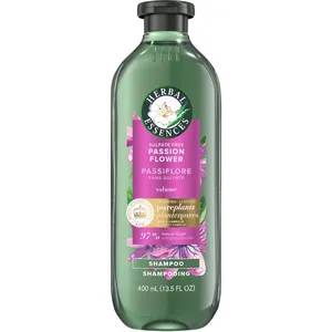 Herbal Essences Passion Flower Shampoo 400 mL - Sulfate Free, Volumizing, with Camellia Oil & Aloe Vera