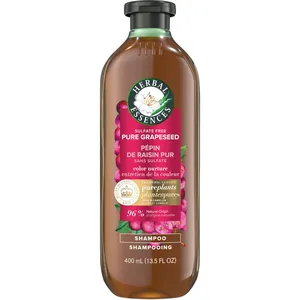Herbal Essences Pure Grapeseed Colour Nurture Shampoo 400ml – Lightweight Nourishment for Colour-Treated Hair