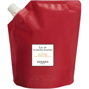 HermÃ¨s Eau de Rhubarbe Ã‰carlate Hand & Body Cleansing Gel Refill - Fresh Rhubarb & Musk Aroma