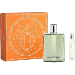 HermÃ¨s H24 Herbes Vives Gift Set - 100ml Eau de Parfum & 15ml Travel Size in Limited Edition Box