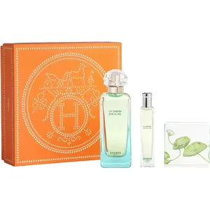 HermÃ¨s Un Jardin sur le Nil Gift Set - 100ml Eau de Toilette, 15ml Travel Size, 50g Soap