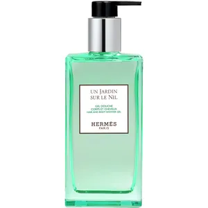 Hermès Un Jardin sur le Nil Hair and Body Shower Gel, 200ml - Green Mango, Lotus, Recyclable Bottle