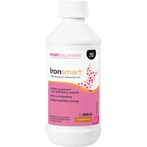 High Absorption IRONsmart Iron Capsules for Women - Prevent Iron Deficiency Anemia, Non-Constipating