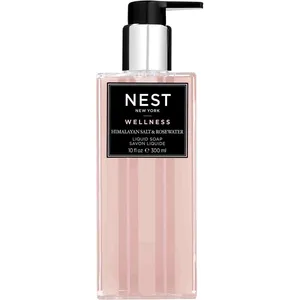 Himalayan Salt & Rosewater Liquid Soap - Nourishing, Soothing Cleanser with Geranium & Amber Notes