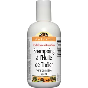 Holista Tea Tree Oil Shampoo - Antibacterial & Antifungal Treatment for Dandruff, Lice, Nits