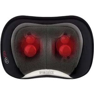 Homedics 3D Shiatsu & Vibration Body Massager with Heat - Portable Deep Kneading Relief for Travel