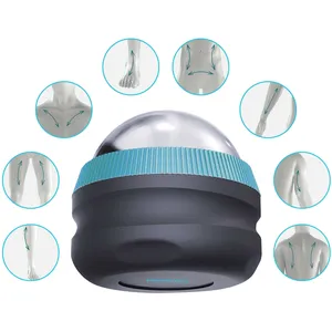 Homedics Cryo Glide Roller - Cooling Massage Roller with Ergonomic Grip for All Ages