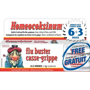 Homeocoksinum Flu Buster â€“ Homeopathic Relief for Cold and Flu Symptoms, 30 Doses